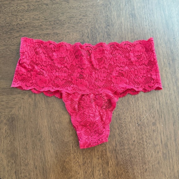 Cosabella Women’s Never Say Never Hottie Hotpant Red Lace Panties Small NWOT - Picture 9 of 10